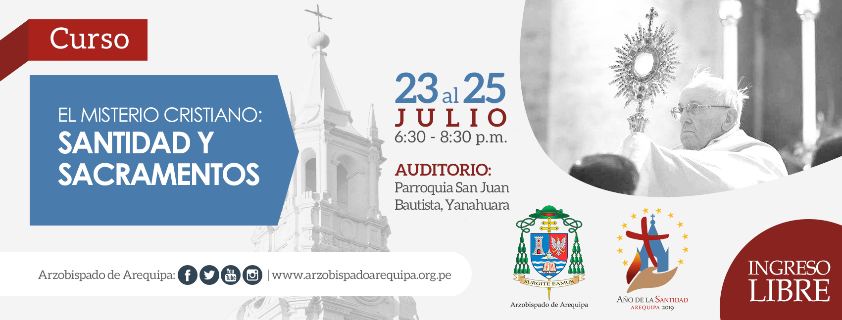 CABECERA CURSO EL MISTERIO CRISTIANO SANTIDAD